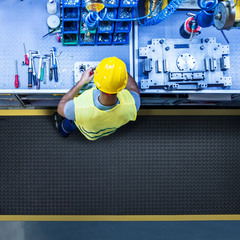 Arbeidsplassmatter standardmål