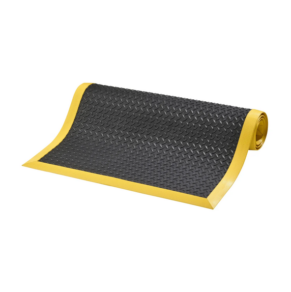 Cushion Flex® oljeresistent avlastningsmatte, Black/Yellow