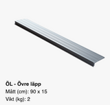 Rullestolrampe Feal systemrampe Aluminium 130 cm bred