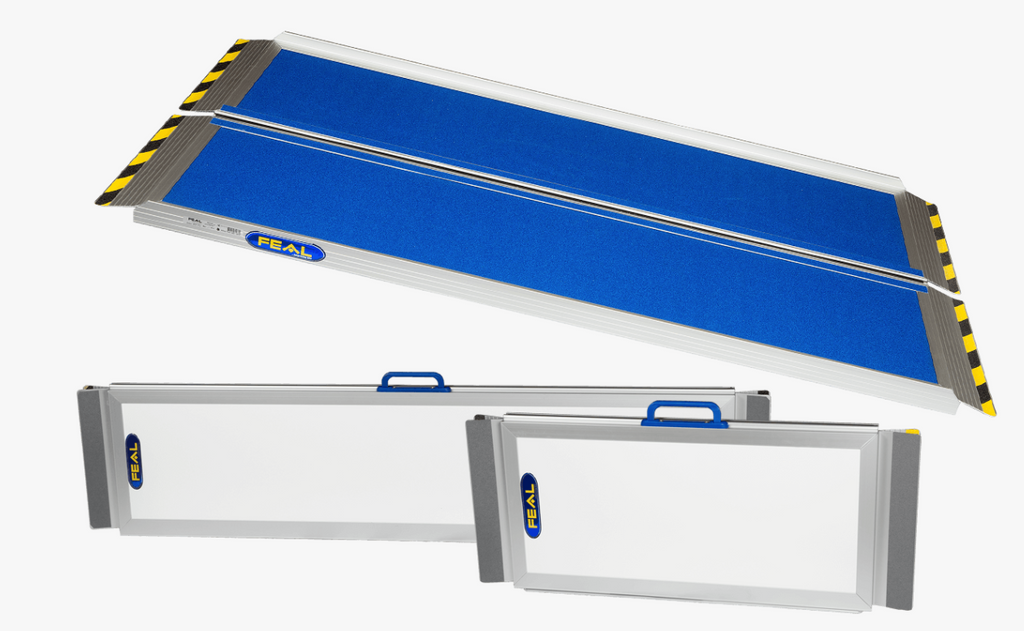 Koffertrampe iRamp  aluminium FEAL 50cm TIL 213cm