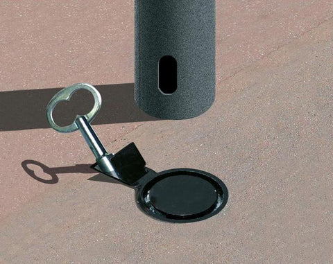 Lockblock festesystem for flyttbare rekkverk