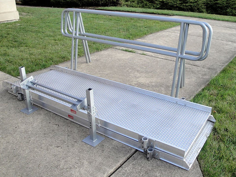 Modulrampe aluminium, sammenleggbar - Ramper.no