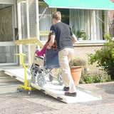 Mobilrampe aluminium, sammenleggbar - Ramper.no