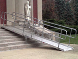 Modulrampe aluminium, sammenleggbar - Ramper.no