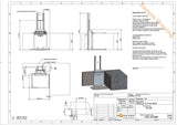 Ascendor PLV9 Løfteplattform for vertikale løft Kapasitet 225 kg Maks 140cm løftehøyde.