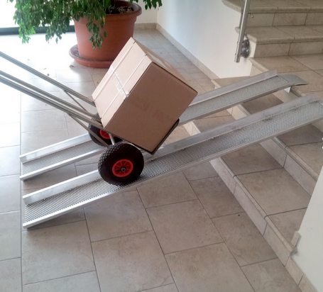Kanalramper aluminium, S48 sammenleggbar