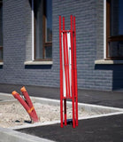 Sammenleggbart sperregjerde i stål, 1m2