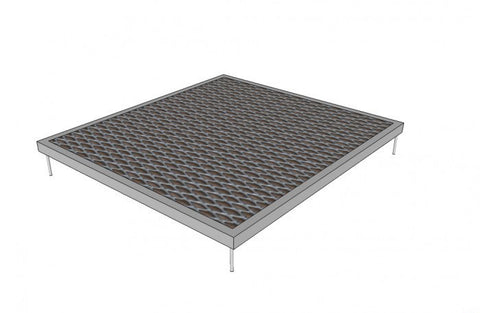 Minirampe, Plattformmodul, 960x960mm - Ramper.no
