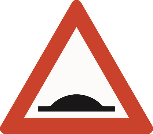 Varselsskilt fartsdemper MS Kl 2
