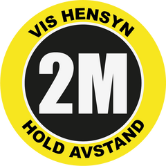 Gulvmerketape "VIS HENSYN 2M"